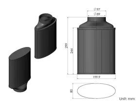 ARMASpeed Nonwoven Cone Air filter Mercedes-Benz AMG CLS 53| E53 W213 | GT 53 X290