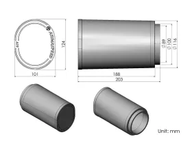 ARMASpeed Carbon Fiber Cold Air Intake Nonwoven Air Filter Mercedes-Benz CLA 250 AMG CLA35 C118 | A250 AMG A35 W177