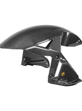 ARMASpeed Carbon Fiber Front Fender w/ Brake Cooling Duct Kit Kawasaki ZX10R 2016+                                     - TEMP-ARMA-KAWASAKI-ZX104 - Image 4