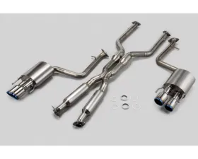 Tom's Racing Full Titanium Tom's Barrel Full Exhaust System Lexus RC-F USC10 2014+