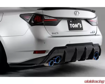 Tom's Racing Carbon Fiber Rear Bumper Diffuser Lexus GS F - 52159-TUL10