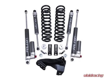 ReadyLift 2.5" Coil Spring Front Lift Kit w/ Falcon 2.1 Monotube Front & Rear Shocks & Front Track Bar Bracket - 46-20254