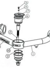 ReadyLift Leveling/Big Upper Control Arms Ram 1500 2019-2025                                     - 67-19640 - Image 3