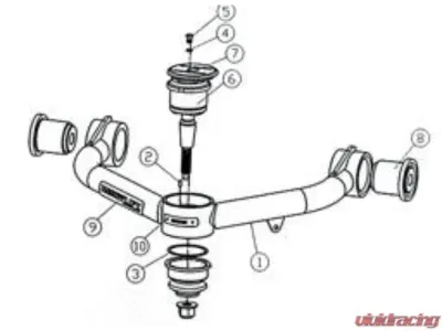 ReadyLift Leveling/Big Upper Control Arms Ram 1500 2019-2025 - 67-19640