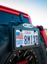 Rock Slide Engineering Black Aluminum EZ License Plate Mount                                     - AC-EZ-LP - Image 6