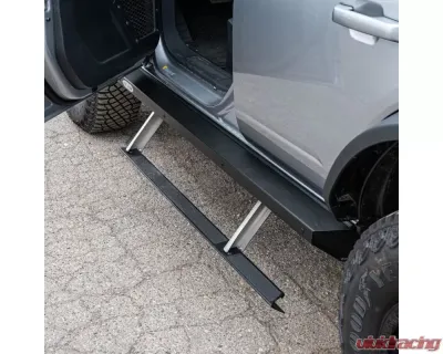 Rock Slide Engineering Gen 3 Step Slider Driver Side Ford Bronco 4DR 2021+ - BD-SS-300-BR4D