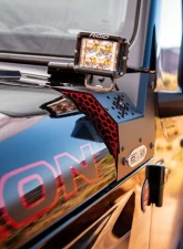 Rock Slide Engineering Lower Cowl LED Light Pod Brackets Jeep Wrangler JL | Gladiator JT 2018+                                     - AC-WS-200-JL - Image 6