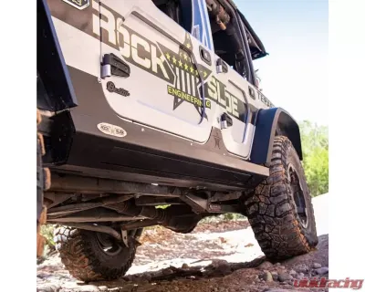 Rock Slide Engineering Passenger Side Step Slider Jeep Wrangler JK 4 Door 2007-2018 - BD-SS-300-JK4P