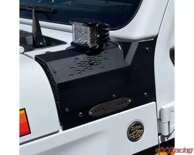 Rock Slide Engineering Larger Cowl LED Light Pod Bracket Jeep Gladiator | Wrangler 2021+ - AC-WS-210-JL