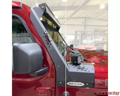 Rock Slide Engineering Lower Larger Cowl LED Light Pod Brackets and Upper Bar Brackets Jeep Gladiator | Wrangler 2021+ - AC-WS-211-JL