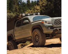 Rock Slide Engineering Rock Sliders Black Powdercoat Steel Toyota Tacoma 2005-2023