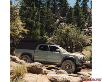 Rock Slide Engineering Rock Sliders Black Powdercoat Steel Toyota Tacoma 2005-2023 - BD-SL-100-TACO