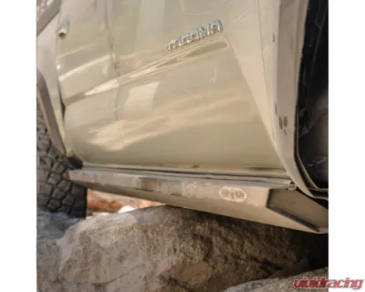 Rock Slide Engineering Rock Sliders Black Powdercoat Steel Toyota Tacoma 2005-2023 - BD-SL-100-TACO