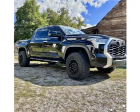 Rock Slide Engineering Rock Sliders Black Powdercoat Steel Toyota Tundra 2022-2024