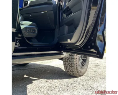 Rock Slide Engineering Rock Sliders Black Powdercoat Steel Toyota Tundra 2022-2024 - BD-SL-100-TUN