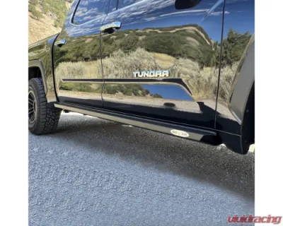 Rock Slide Engineering Rock Sliders Black Powdercoat Steel Toyota Tundra 2022-2024 - BD-SL-100-TUN