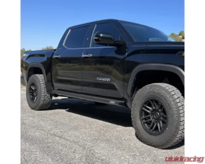 Rock Slide Engineering Rock Sliders Black Powdercoat Steel Toyota Tundra 2022-2024 - BD-SL-100-TUN