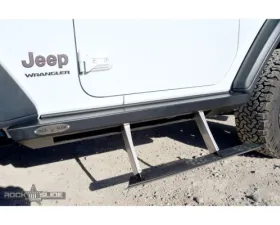 Rock Slide Engineering Side Step Sliders Drivers Side Sub Part Jeep Wrangler JL 4 Door 2024