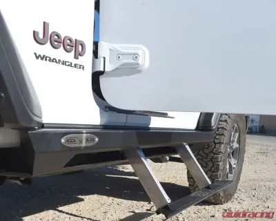 Rock Slide Engineering Side Step Sliders Jeep Wrangler JL 2 Door 2024 - BD-SS-301-JL2