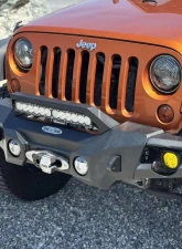 Rock Slide Engineering Big Sky Aluminum Mid Front Bumper Jeep Wrangler JK 2007-2018                                     - FB-F-300-JK - Image 9