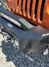 Rock Slide Engineering Big Sky Aluminum Stubby Front Bumper Jeep Wrangler JK 2007-2018                                     - FB-S-300-JK - Image 11