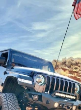 Rock Slide Engineering Big Sky Aluminum Stubby Front Bumper Jeep Wrangler JK 2007-2018                                     - FB-S-300-JK - Image 14