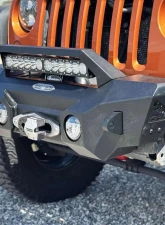 Rock Slide Engineering Big Sky Aluminum Stubby Front Bumper Jeep Wrangler JK 2007-2018                                     - FB-S-300-JK - Image 7