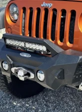 Rock Slide Engineering Big Sky Aluminum Stubby Front Bumper Jeep Wrangler JK 2007-2018                                     - FB-S-300-JK - Image 8