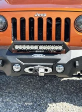 Rock Slide Engineering Big Sky Aluminum Stubby Front Bumper Jeep Wrangler JK 2007-2018                                     - FB-S-300-JK - Image 9
