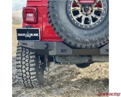 Rock Slide Engineering Aluminum Full Rear Bumper Jeep Wrangler JL 2018-2025 - RB-F-300-JL