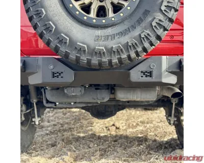 Rock Slide Engineering Aluminum Full Rear Bumper Jeep Wrangler JL 2018-2025 - RB-F-300-JL