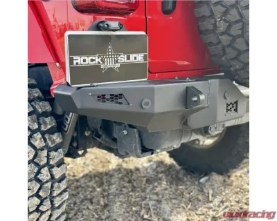 Rock Slide Engineering Aluminum Full Rear Bumper Jeep Wrangler JL 2018-2025 - RB-F-300-JL