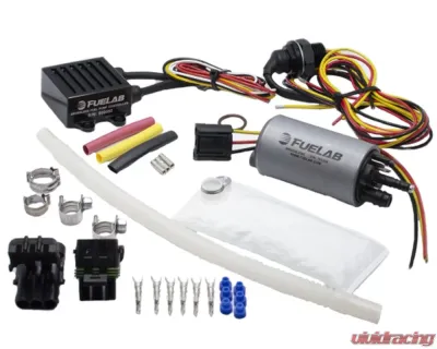 Fuelab 253 with 9mm Barb | 6mm Siphon | 72002 | 74101 | Pre-Filter 500 LPH In-Tank Brushless Fuel Pump Kit - 25314