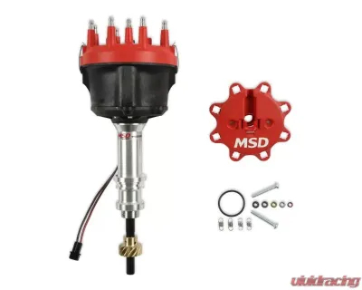 MSD Billet Distributor - Ford - Small Block V8 - Bronze Gear - 85827