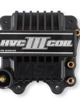 MSD Ignition Coil - HVC-3 Series - Black                                     - 826123 - Image 6