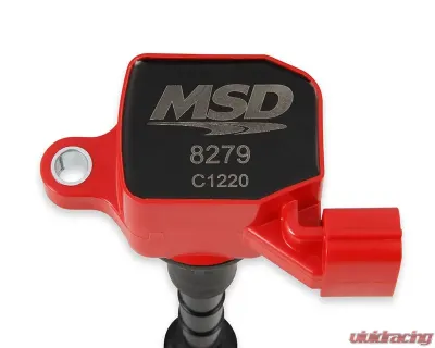 MSD Ignition Coil - Blaster Series - Fits Nissan/Infiniti 3.5L - Red - 6-Pack - 82796