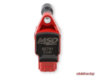 MSD Ignition Coil - Blaster Series - Fits Nissan/Infiniti 3.5L - Red - 6-Pack - 827916
