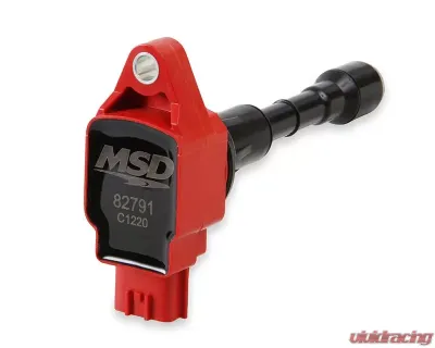 MSD Ignition Coil - Blaster Series - Fits Nissan/Infiniti 3.5L - Red - 6-Pack - 827916