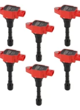 MSD Ignition Coil - Blaster Series - Fits Nissan/Infiniti 3.5L - Red - 6-Pack                                     - 827916 - Image 8