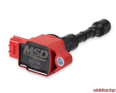 MSD Ignition Coil - Blaster Series - Fits Nissan/Infiniti 3.7L - Red - 82794