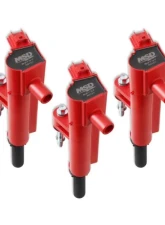 MSD Ignition Coil - Blaster - Chrysler 3.7L - Red - 3-Pack                                     - 827376 - Image 6