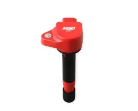 MSD Ignition Coil - Blaster Series - Honda/Acura V6 - Red - 6-pack