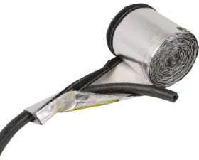 Heatshield Products Thermaflect Heat Shield Sleeve 1 Inch ID X 10 Foot Hook & Loop Seam