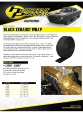 Heatshield Products Exhaust Heat Shield Wrap Black 2 Inch X 15 Foot                                     - 322015 - Image 2