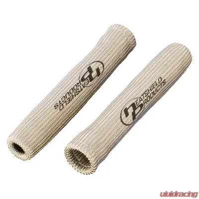 Heatshield Products Insul-Boot Spark Plug Boot Heat Socks 1 Inch ID X 6 Inch 2 Pack Tan - 400200