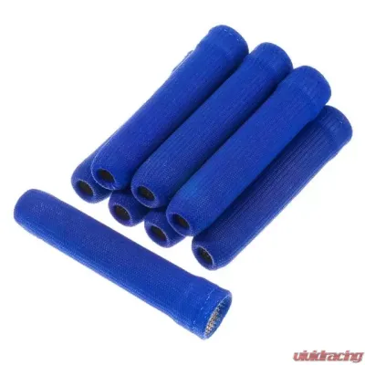 Heatshield Products Insul-Boot Spark Plug Boot Heat Socks 1 Inch ID X 6 Inch 8 Pack Blue - 400802