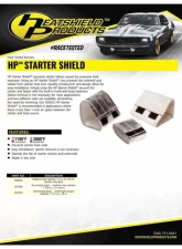 Heatshield Products HP Starter Heat Shield High Torque Starters 3-1/2 Inch X 18 Inch                                     - 501010 - Image 2