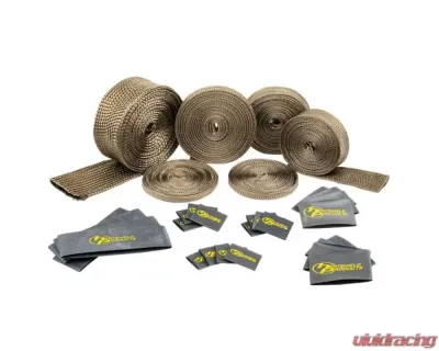 Heatshield Products 1-1/2 in id x 10 ft Lava Hot Rod Rugged Fiber Heat Shield Sleeve - 207012