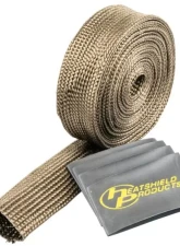 Heatshield Products 1-1/2 in id x 10 ft Lava Hot Rod Rugged Fiber Heat Shield Sleeve                                     - 207012 - Image 4
