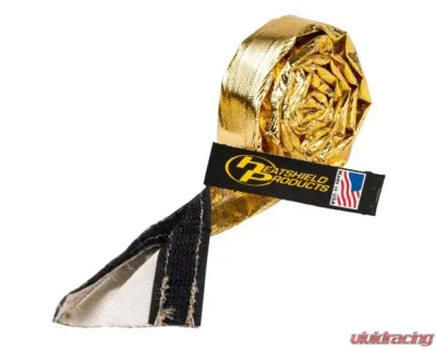 Heatshield Products 3/4" id x 3 ft Cold Gold Heat Shield Sleeve w/ Hook/Loop - 244034